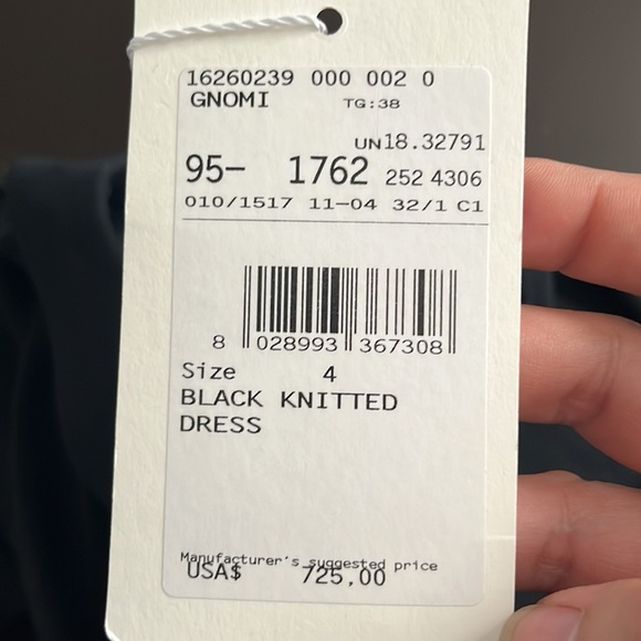 Max Mara sleeveless midi dress with classic collar NWT - Picture 12 of 15